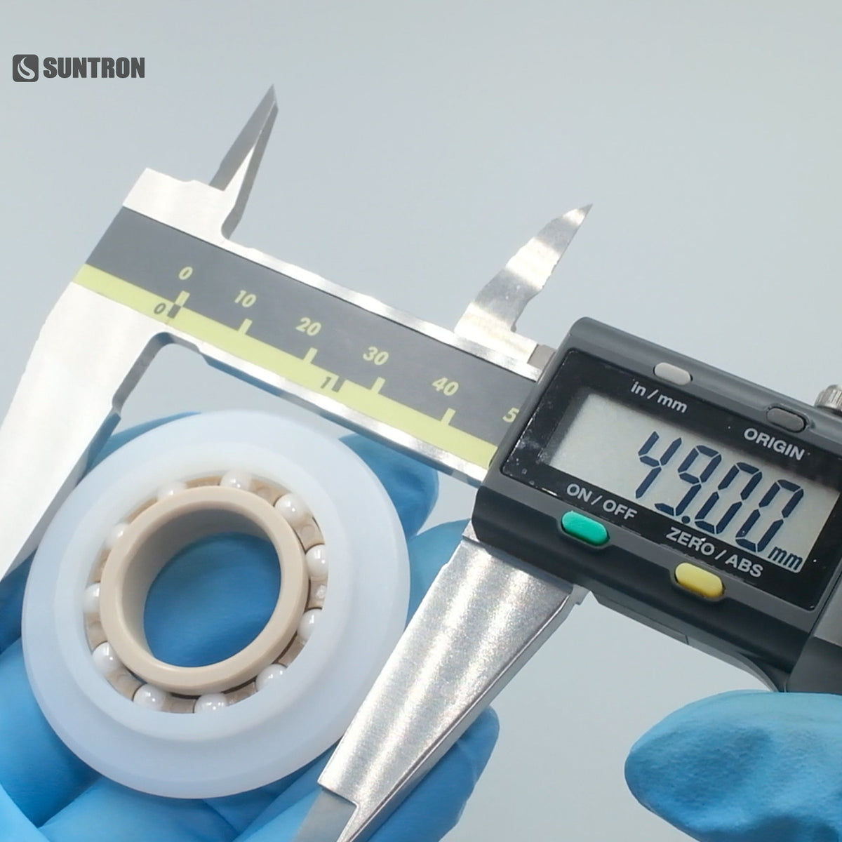 49mm UHMWPE PEEK Hybrid Ceramic Guide Roller with Zirconia Balls
