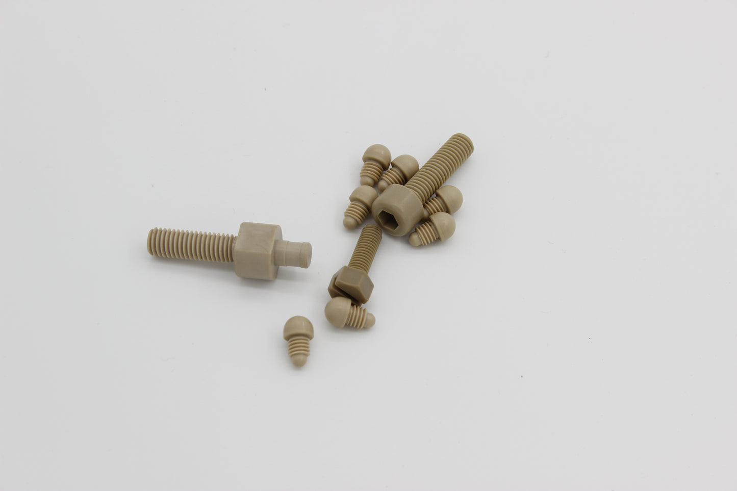 Tuerca y tornillo PEEK
