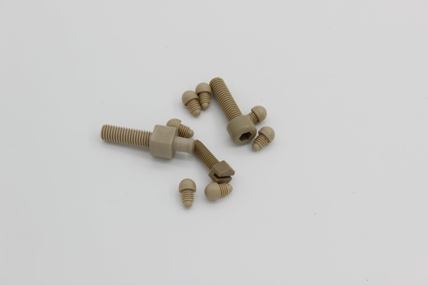 Tuerca y tornillo PEEK