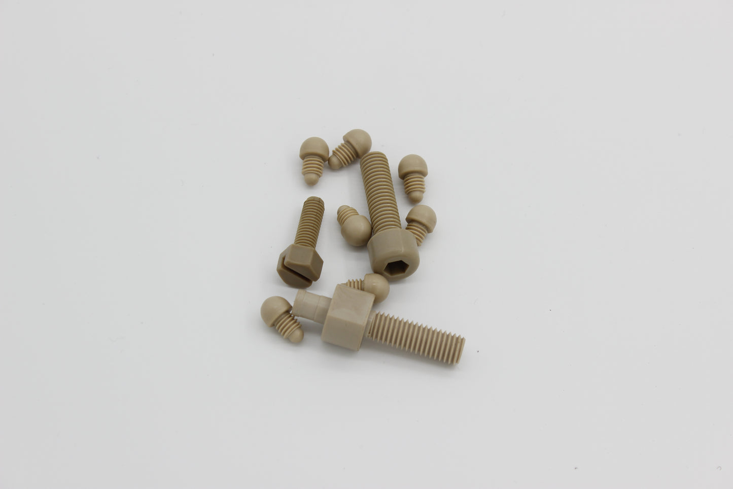 Tuerca y tornillo PEEK