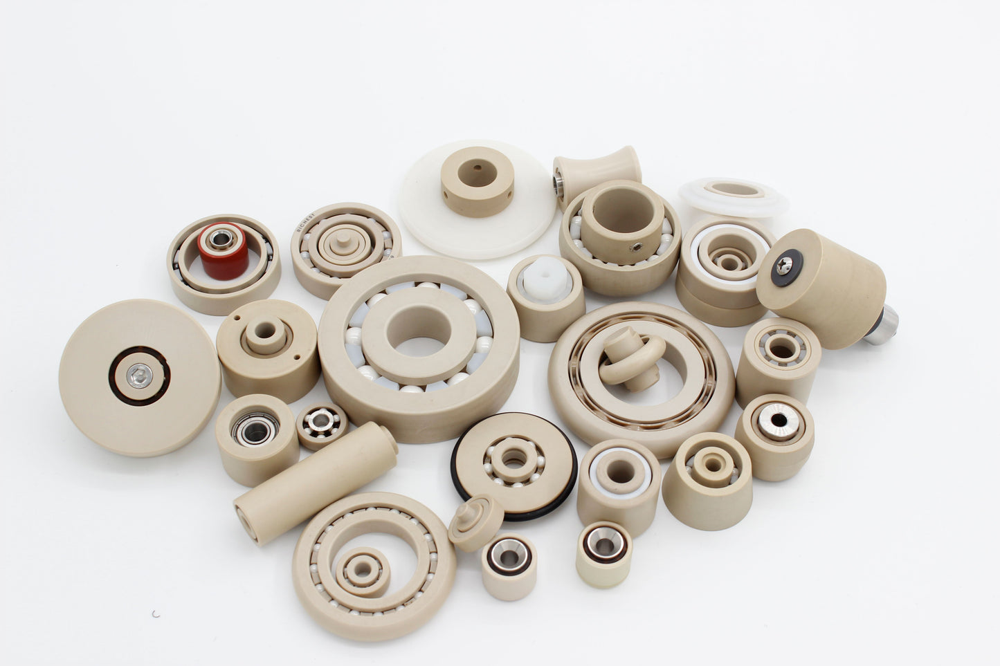 PEEK/PI/PPS high-temperature resistant plastic bearings