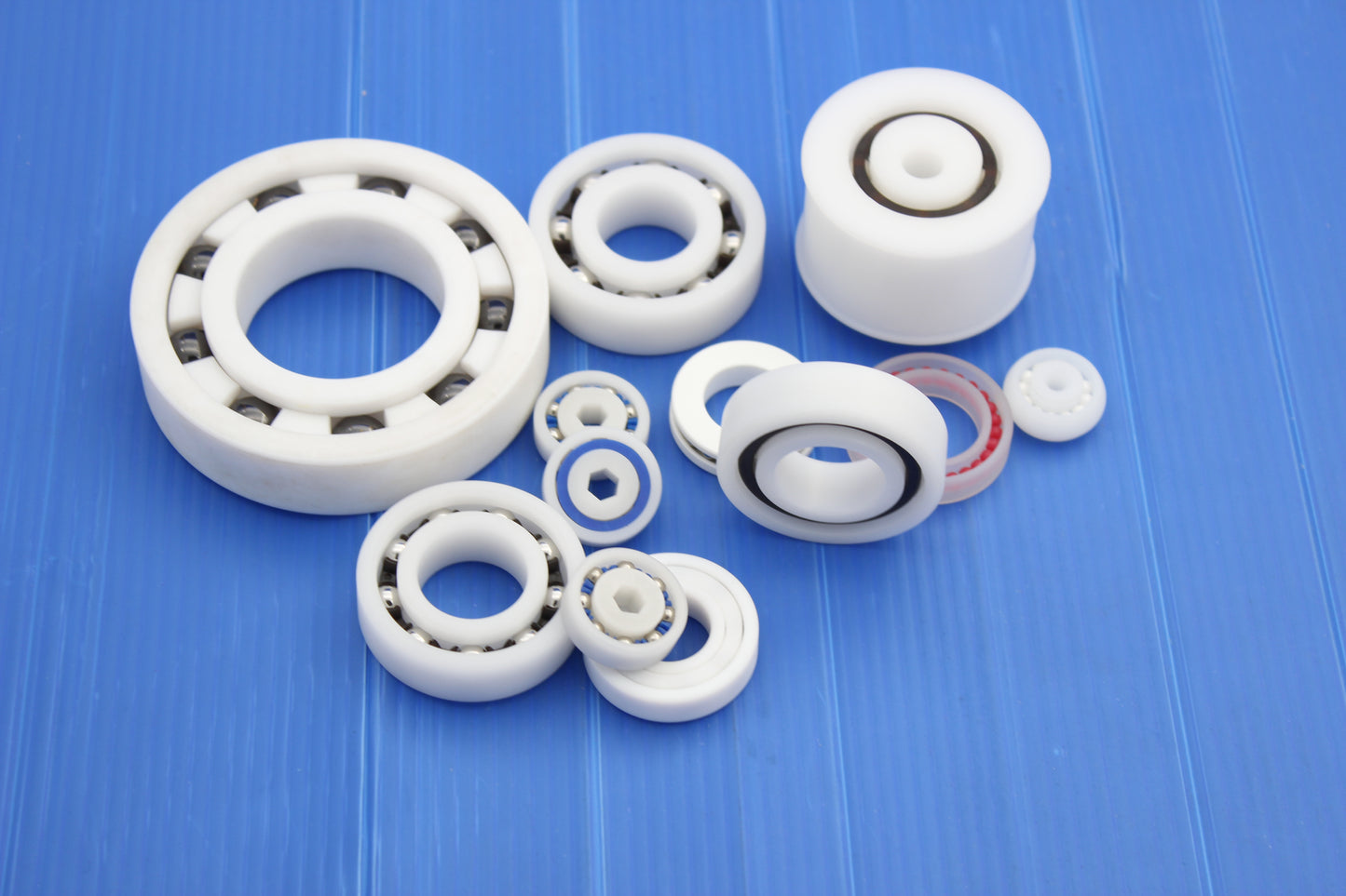 HDPE/PP/UHMW-PE (UPE) acid alkali resistant plastic bearings