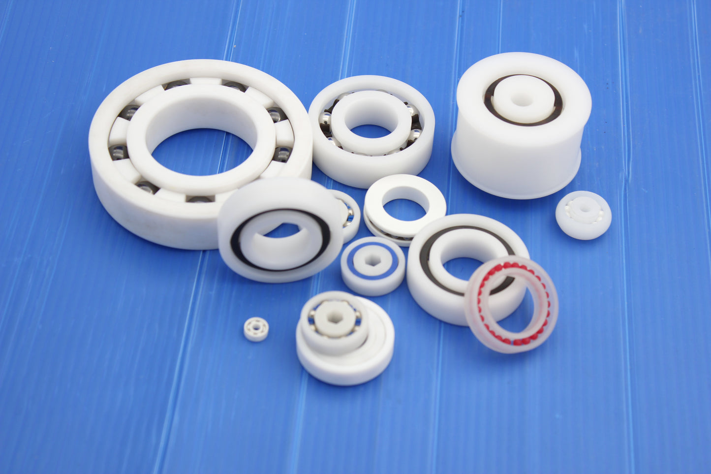 HDPE/PP/UHMW-PE (UPE) acid alkali resistant plastic bearings
