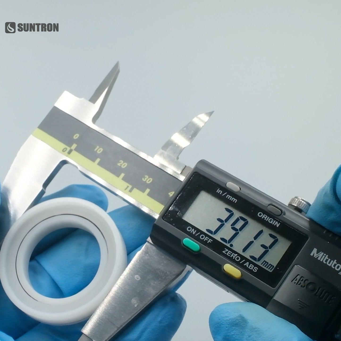 Custom POM Ceramic Ball Bearing with Zirconia Balls | Cleanroom Precision Bearing