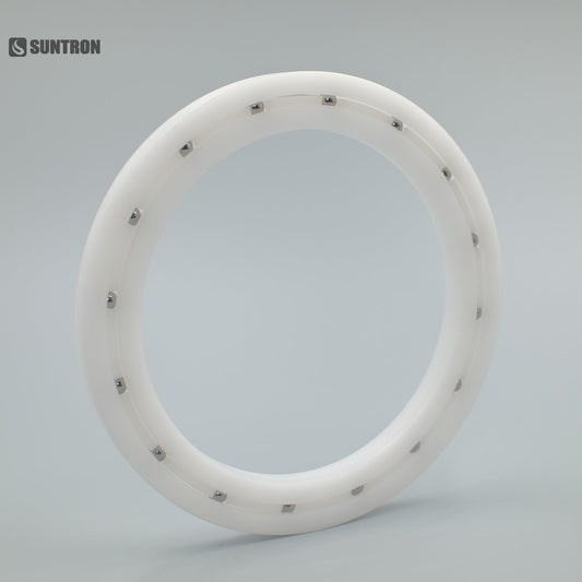 High Precision CNC Machined POM Ring Bearing Assembly for Low Friction Motion Systems