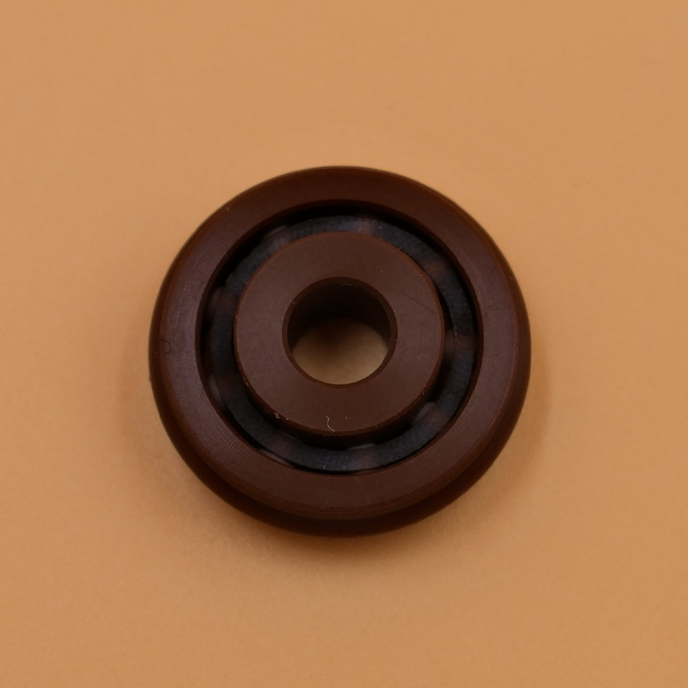 CNC Machined Polyimide groove ball bearing with ceramic balls