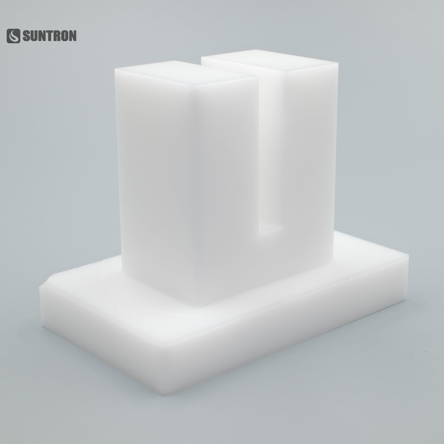 CNC Machined POM U-Slot Mounting Bracket for Precision Linear Motion Systems | Engineering Plastic Support Block | Custom OEM Available