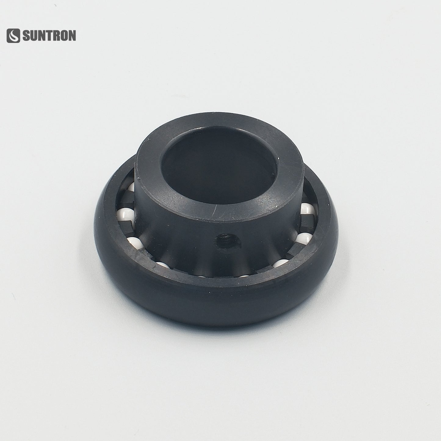 ESD UHMWPE Ceramic Guide Roller with Zirconia Balls for Cleanroom Motion Systems