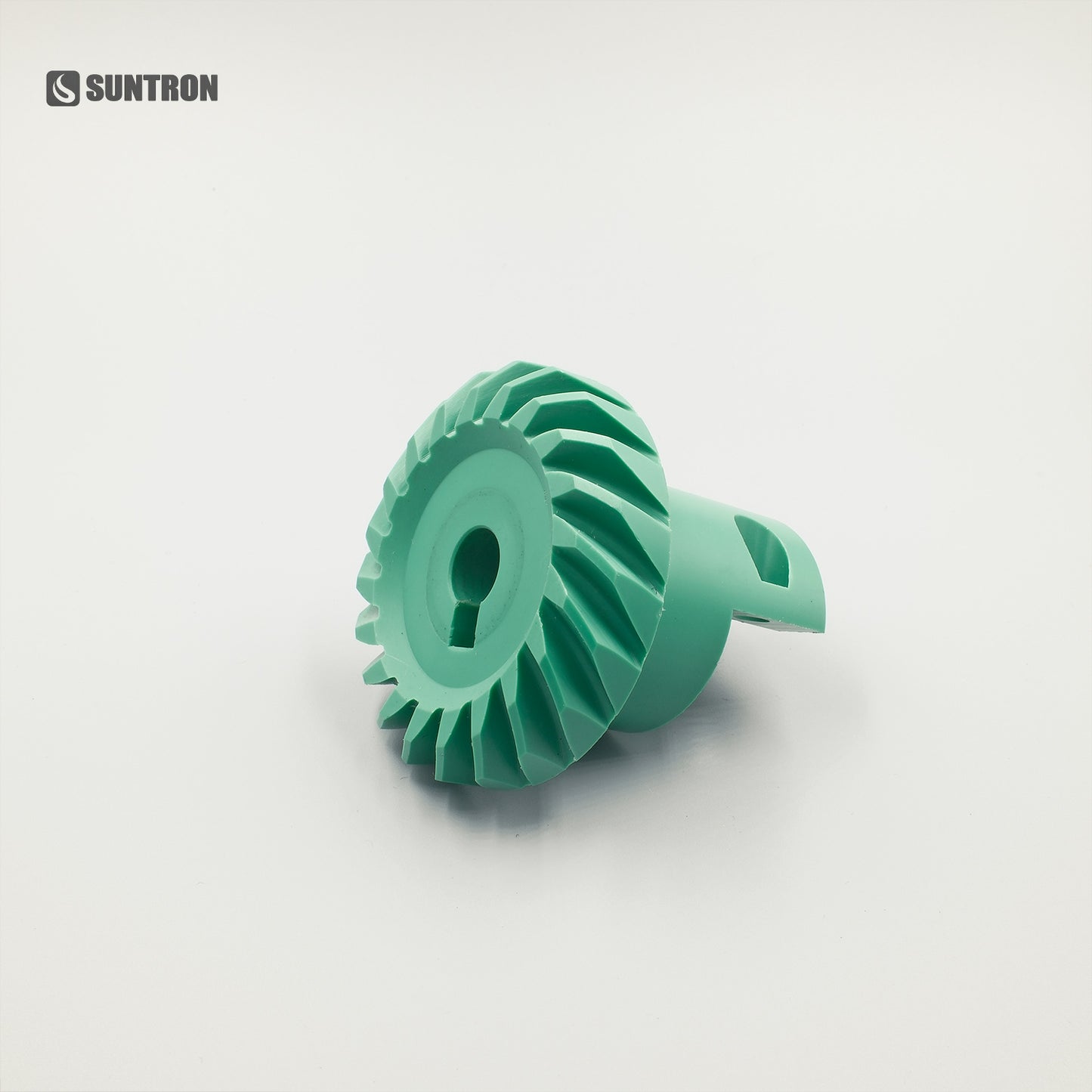 Custom CNC Machined MC Nylon Helical Gear for Precision Power Transmission