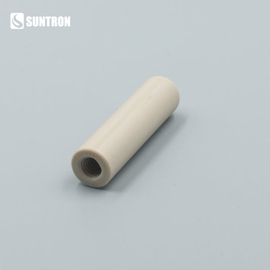 Custom PEEK Female Female Threaded Standoff CNC Machined High Temperature Insulating Spacer
