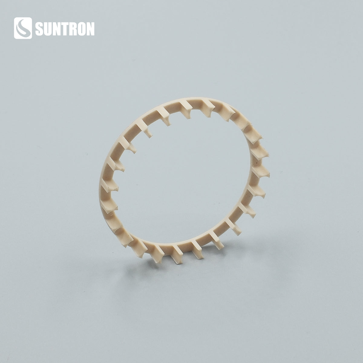 Custom CNC Machined PEEK Bearing Cage | Precision Plastic Bearing Retainer