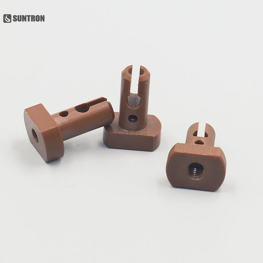 Custom Polyimide Insulation Clamp with Internal Thread for Semiconductor Equipment