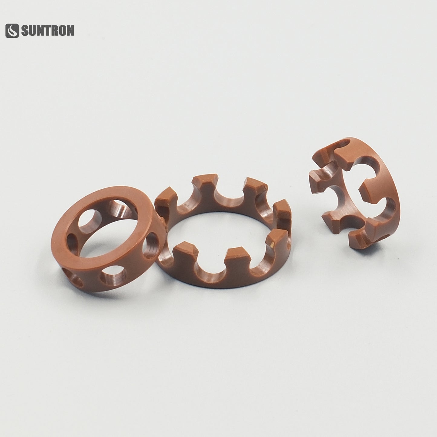 Precision Polyimide Bearing Cage for Semiconductor & Cleanroom Systems