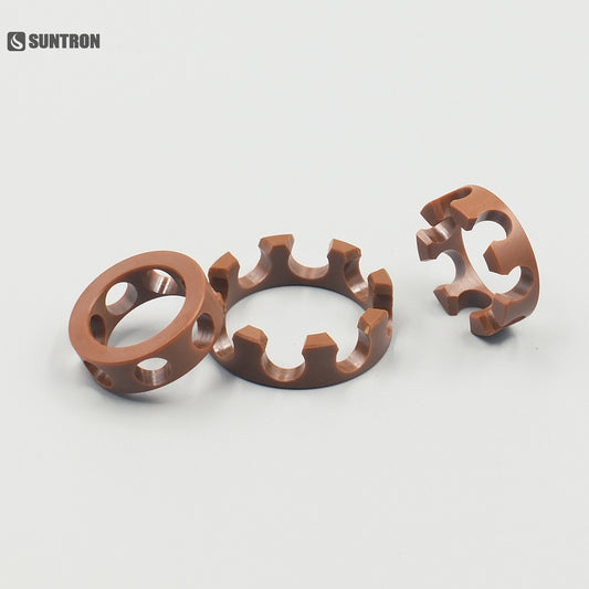 Precision Polyimide Bearing Cage for Semiconductor & Cleanroom Systems