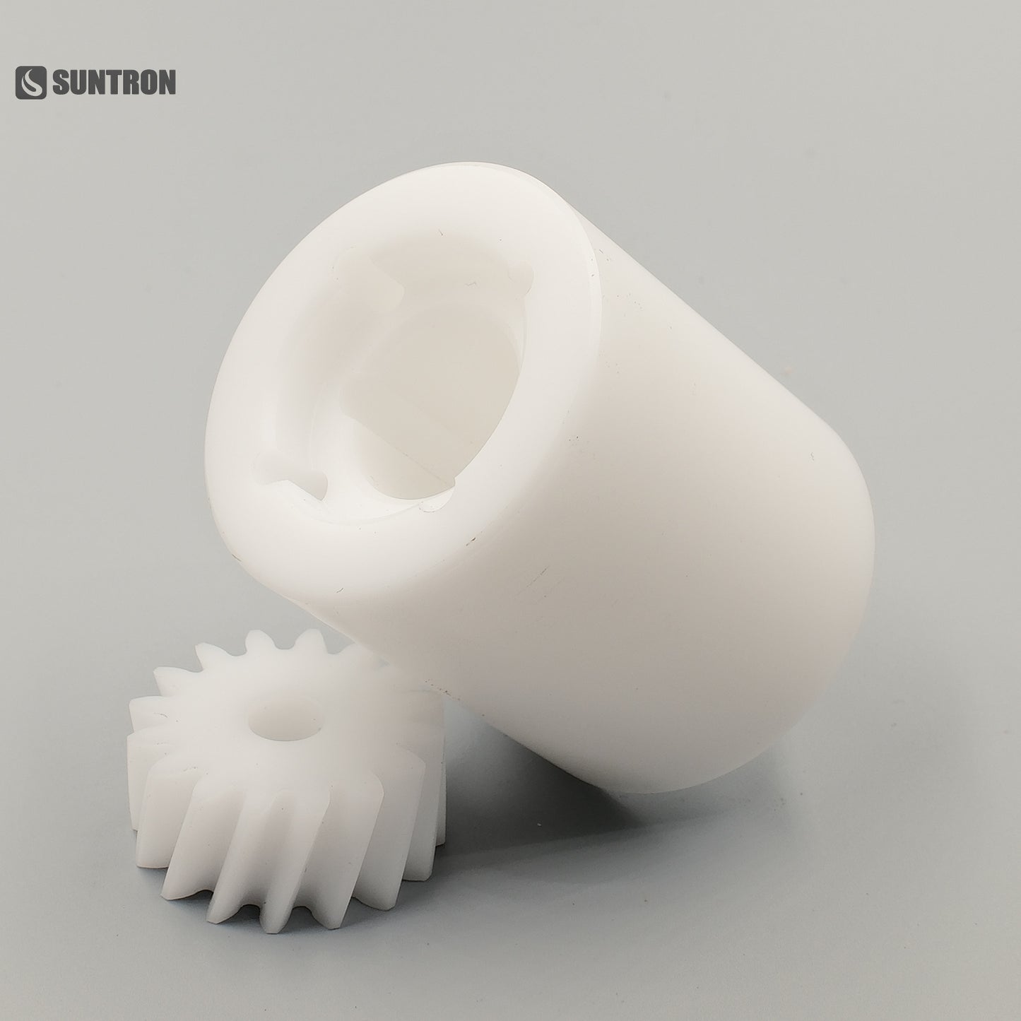 CNC Machined POM Rotary Distribution Disc | Precision Flow Control Component for Automation Systems