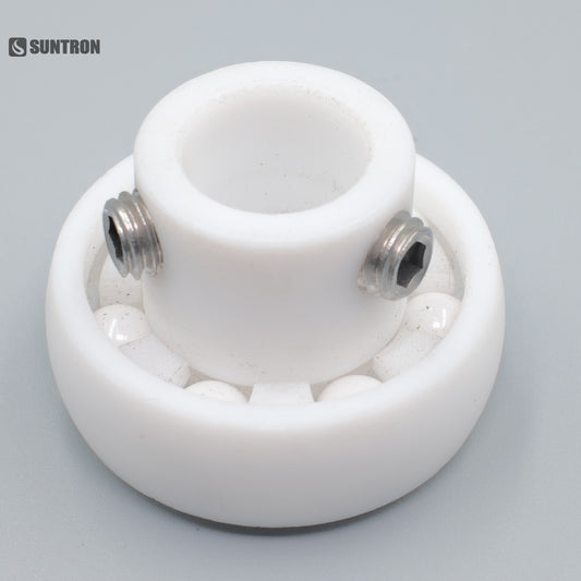 PTFE Ceramic Guide Roller for LCD Cleaning Equipment