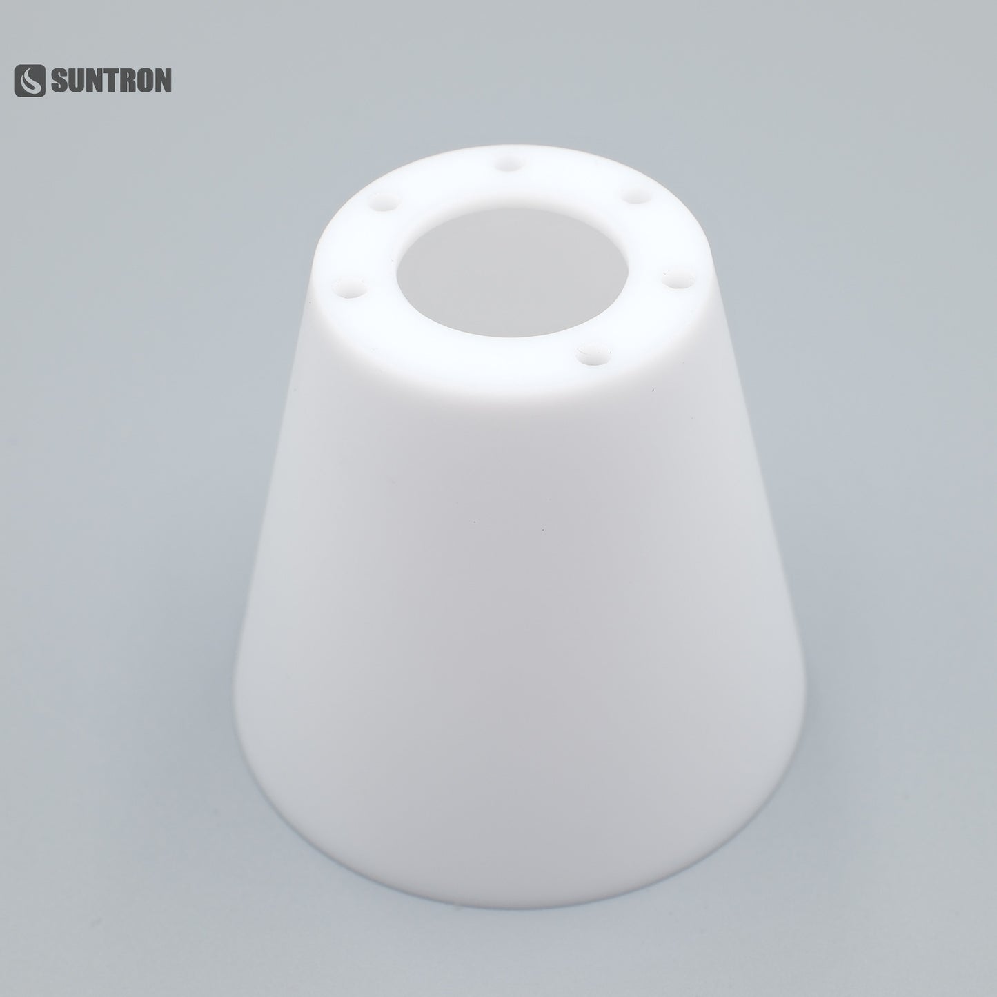 Custom CNC Machined PTFE Cone Sleeve | High Temperature Chemical Resistant Teflon Component