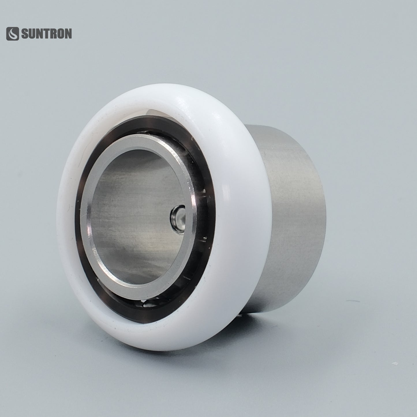 PTFE Crowned Guide Roller for Glass & LCD Transfer Systems