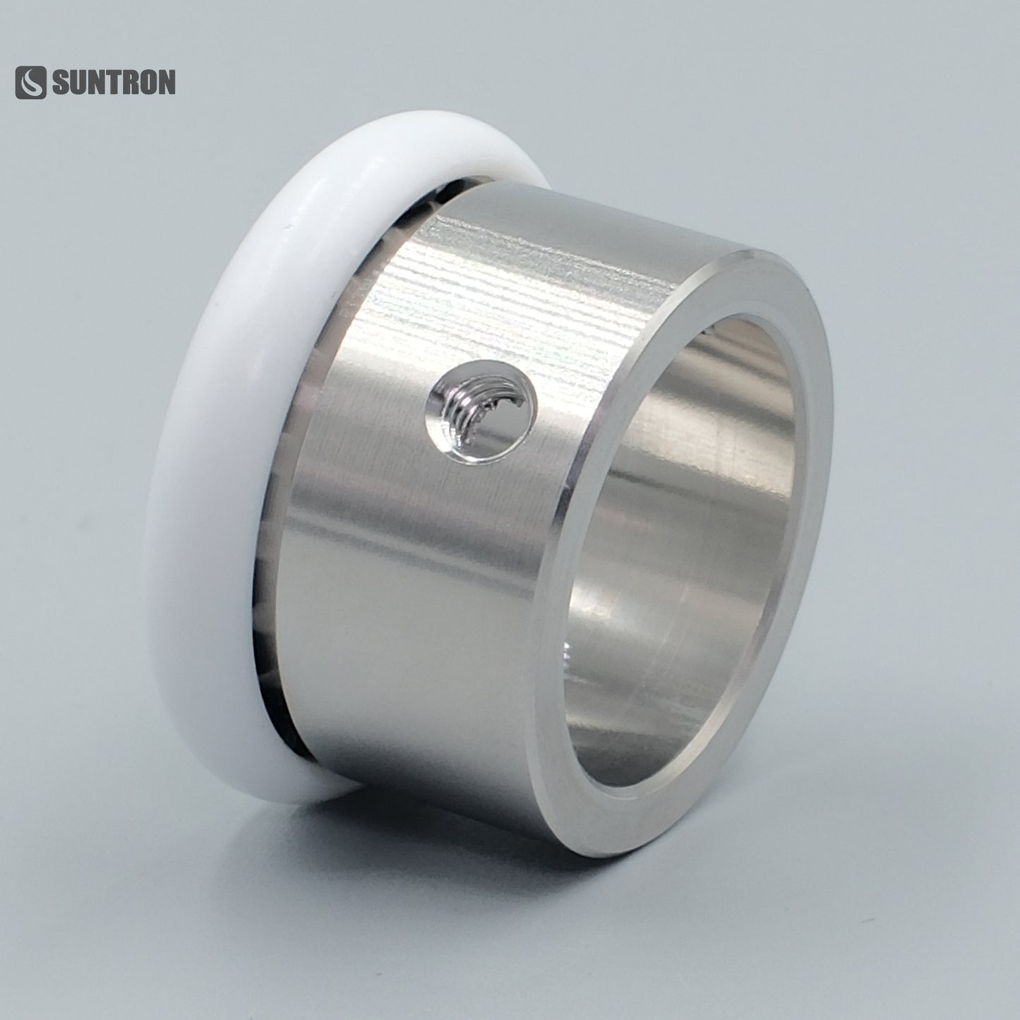 PTFE Crowned Guide Roller for Glass & LCD Transfer Systems