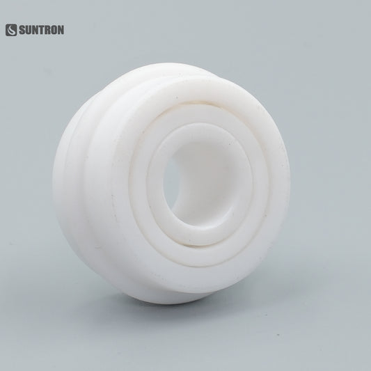 Precision PTFE Glass Guide Roller with Double Bearing Structure for LCD Cleaning & Glass Handling Systems