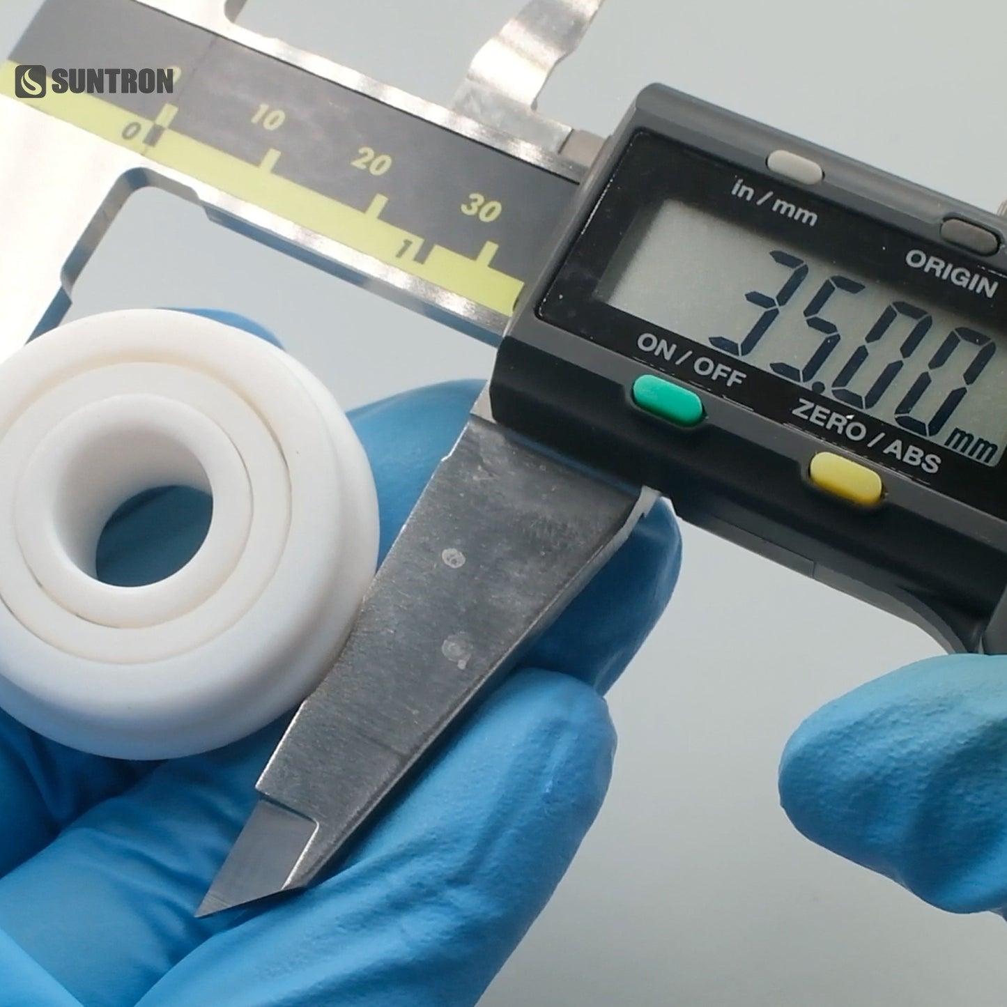 Precision PTFE Glass Guide Roller with Double Bearing Structure for LCD Cleaning & Glass Handling Systems