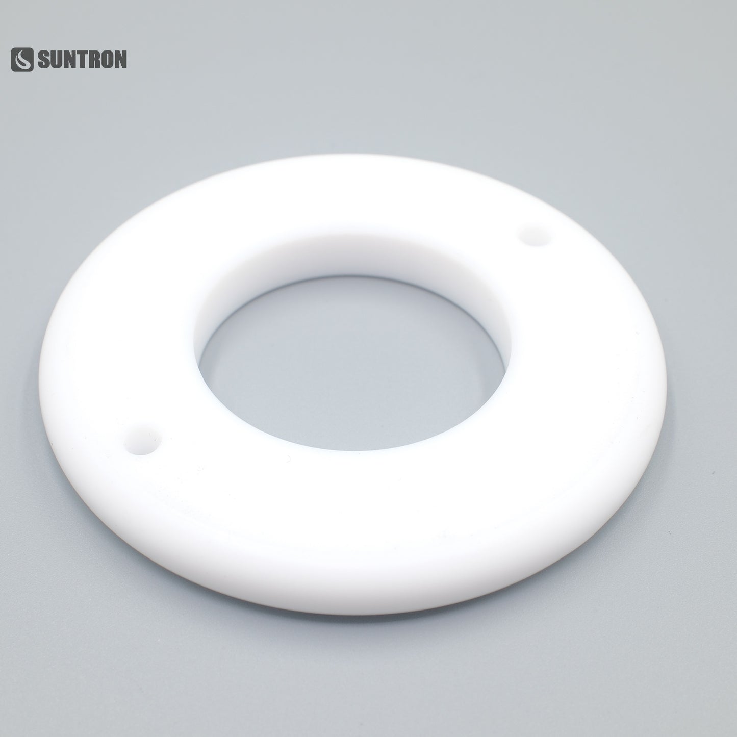 PTFE Alignment Ring for LCD Glass Cleaning Equipment | CNC Machined Precision Plastic Component