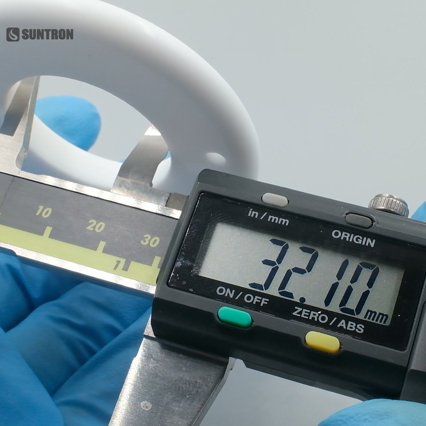 PTFE Alignment Ring for LCD Glass Cleaning Equipment | CNC Machined Precision Plastic Component