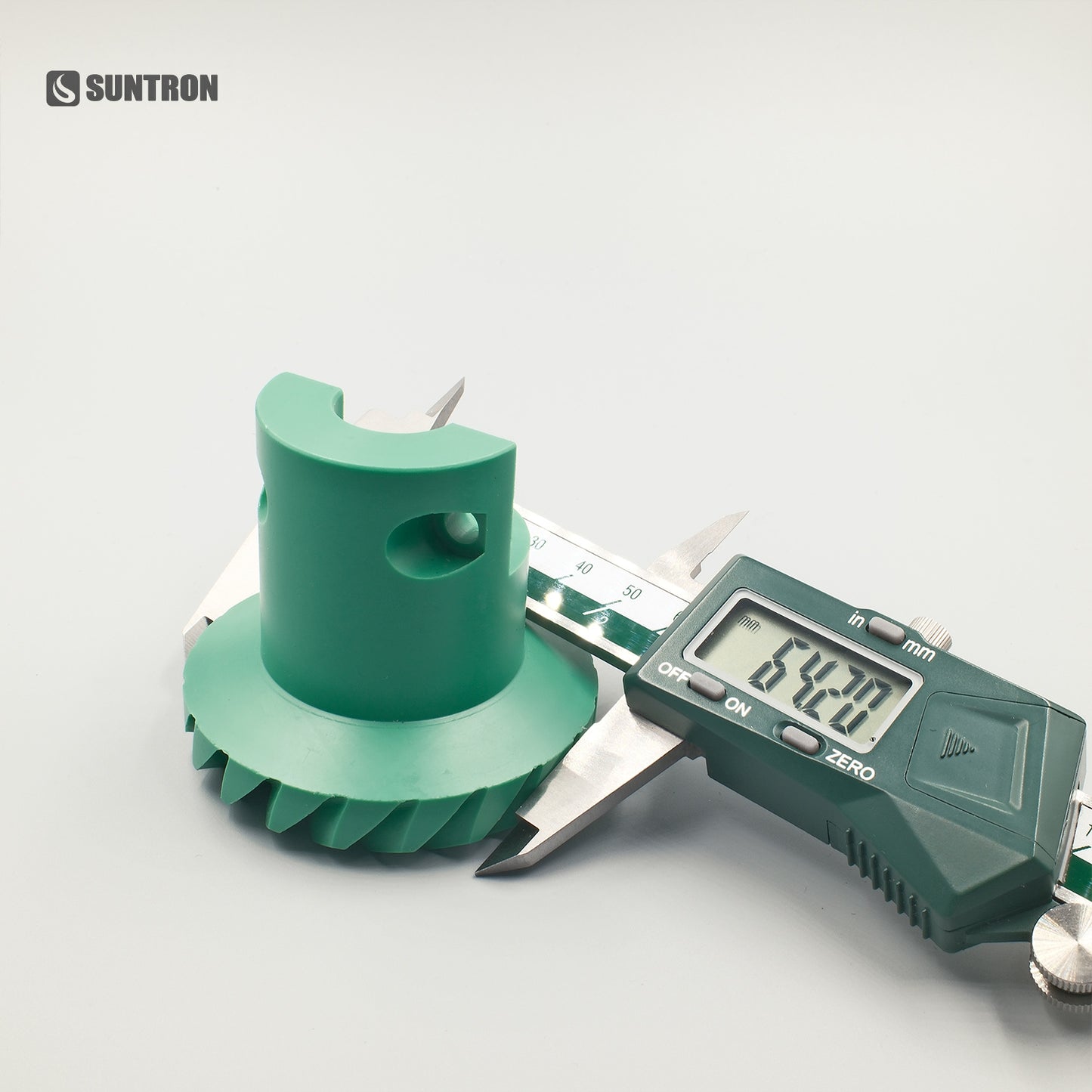 Custom CNC Machined MC Nylon Helical Gear for Precision Power Transmission