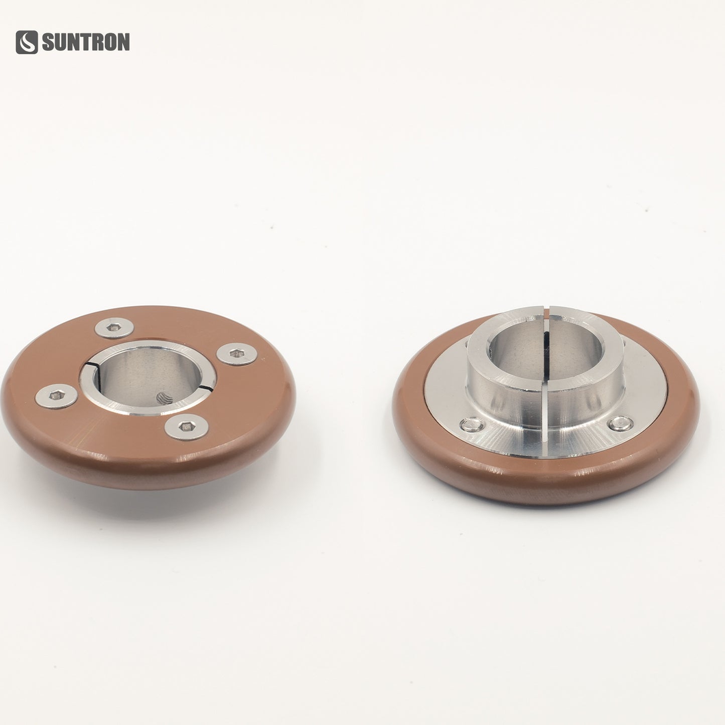 Precision Polyimide Guide Roller with Stainless Steel Hub for Semiconductor Systems