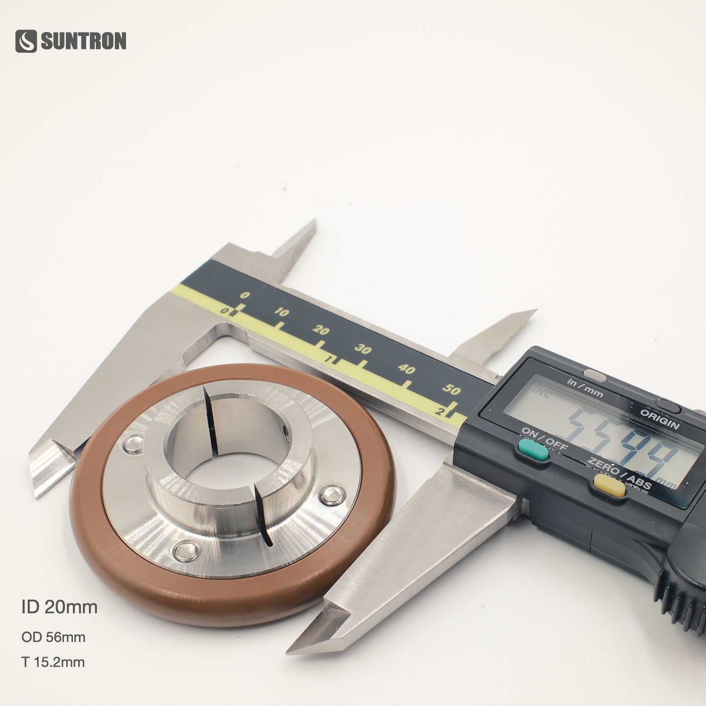 Precision Polyimide Guide Roller with Stainless Steel Hub for Semiconductor Systems